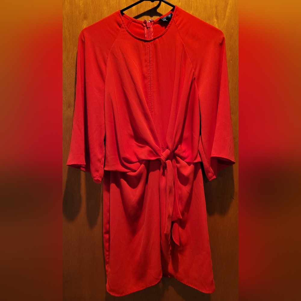 Top Shop Dress Red size 6